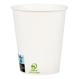 50 Vasos Cafe Desechables de Cartón para Llevar- Vasos Papel etc. Té Ideales para Café Cumpleaños Resistentes al Calor Ecológicos y Desechable 