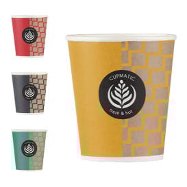 Vaso Carton Cupmatic 6Oz/192ml Ø7,0cm (100 Uds)