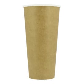 Vaso Cartón ECO 22 Oz/660ml Kraft Ø9cm (50 Uds)