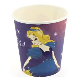 Vaso Carton Diseño Princesas 200 ml (500 Uds)