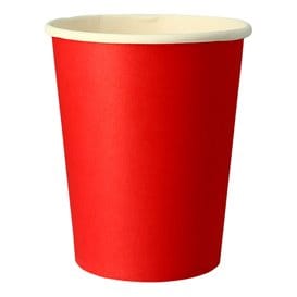 paquete de 1 31504 Unique Party vasos de papel 10 unidad color rojo 