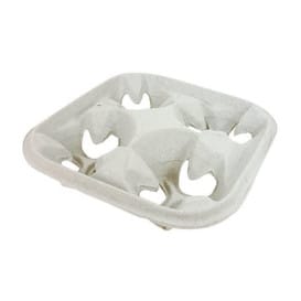 Bandeja de Cartón Rectangular Dorada 10x16 cm (100 Uds)