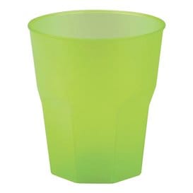 Vaso de Plastico "Frost" Verde Lima PP 270ml (20 Uds)