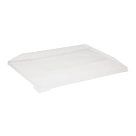 Tapa de Plástico PET Transparente 15,5x8,5cm (100 Uds)