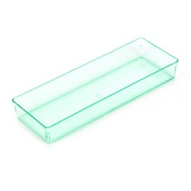 Bandeja Rectangular "Water Green" 13,1x4,6 cm (12 Uds)