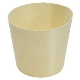 Vaso de Madera Degustacion 1 Oz / 30ml 6x6cm (50 Uds)