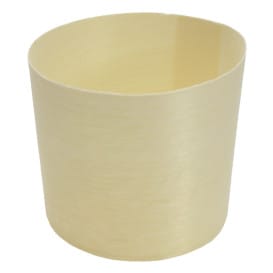 Vaso de Madera Degustacion 1 Oz / 30ml 6x6cm (50 Uds)