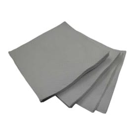 Servilleta de Papel Micropunto 20x20cm 2C Gris (100 Uds)