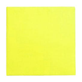 Servilleta de Papel Punta Punta 25x25cm Amarilla (50 Uds)