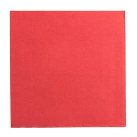 Servilleta de Papel Punta Punta 25x25cm 2C Roja (50 Uds)