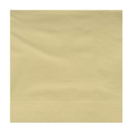 Servilleta de Papel Cenefa 30x30cm Crema 2 Capas (100 Uds)