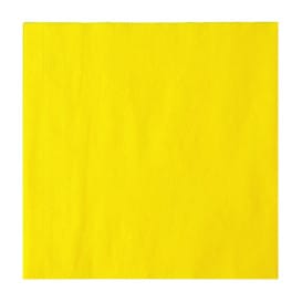 Servilleta Papel Amarillo 2C Punta-Punta 33x33cm (50 Uds)