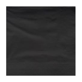 Servilleta Papel Cenefa Negra 40x40cm (50 Uds)