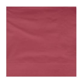 Servilleta Papel Cenefa Burdeos 40x40cm (50 Uds)