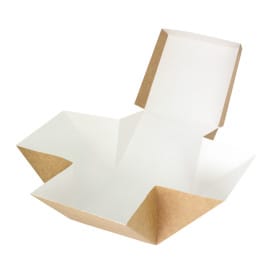 Caja Hamburguesa Gourmet Kraft 13x13x13cm (25 Uds)