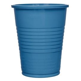 Vaso de Plastico PS Azul Oscuro 200ml Ø7cm (50 Uds)