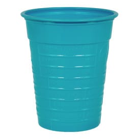 Vaso de Plastico PS Turquesa 200ml Ø7cm (50 Uds)