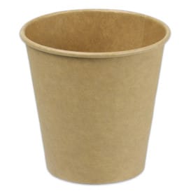 Vaso Cartón 3 Oz/100ml Kraft-Kraft Ø5,8cm (50 Uds)