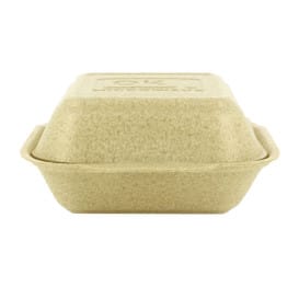 Envase Hamburguesa XPP Beige 15x15x7cm (500 Uds)