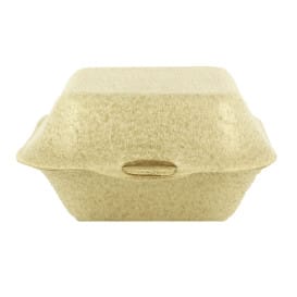 Envase Hamburguesa XPP Beige 13,5x13,5x7cm (100 Uds)