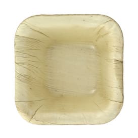 Mini Bol Hoja de Palma 6,3x6,3cm (50 Uds)