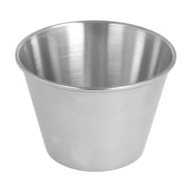 Tarrina Inox para Salsas 120ml (12 Uds)
