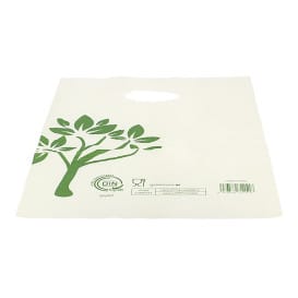 Bolsa Asa Troquelada Home Compost “Be Eco!” 30x40cm (3.000 Uds)