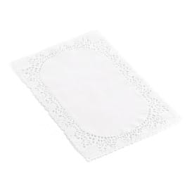 Blonda de Papel Calada Blanca Litos 20x30cm (250 Uds)