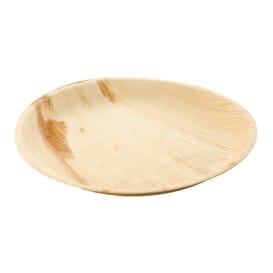 Plato Redondo Hoja de Palma 23,0 cm (25 Uds)