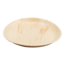 Plato Redondo Hoja de Palma 25,0 cm (25 Uds)
