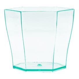 Vaso Hexagonal Degustacion "Water Green" 60ml (24 Uds)