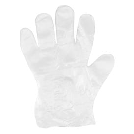 Guantes de plástico polietileno desechables 【Envío GRATIS】