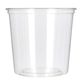 Tarrina Compostable PLA Transparente 720ml (50 Uds)