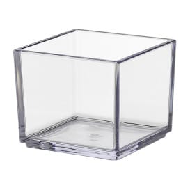 Bol Degustación Durable SAN “Cube” Transparente 65ml (72 Uds) 