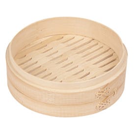 Vaporera de Bambú Maxi Ø20x6cm (4 Uds)