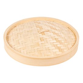 Tapa Vaporera Maxi de Bambú Ø30cm (4 Uds)