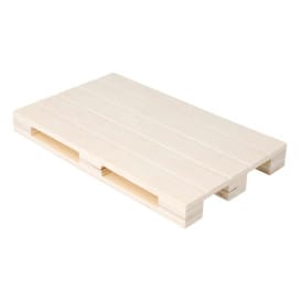 Bandeja Mini Palé de Madera 20x12x2cm (1 Ud)