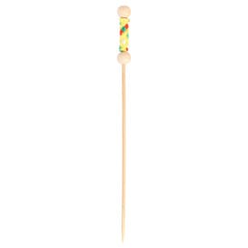 Pinchos de Bambu Decorados Natural 120 mm (100 Uds)