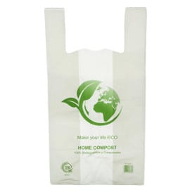 Bolsa Plastico Camiseta Bio Home Compost 55x60cm (500 Uds)