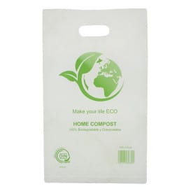 Bolsa Plastico Troquelada Bio Home Compost 20x33cm (3000 Uds)