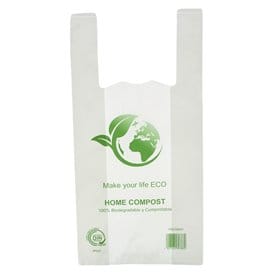 Bolsa Plástico Camiseta Bio Home Compost 30x40cm (2.000 Uds)