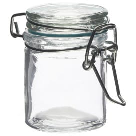 Tarro de Vidrio Hermético 45 ml Ø4,5x6cm (24 Uds)