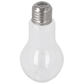 Botella Bombilla Transparente PET 200ml (25 Uds)