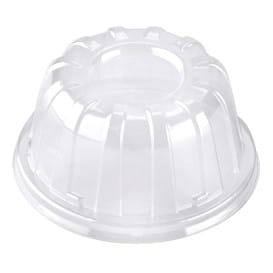 Tapa Alta de Plastico Transparente 11x6cm (50 Uds)