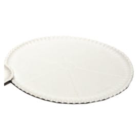 Plato para Pizza de Carton blanco Ø33cm (200 Uds)