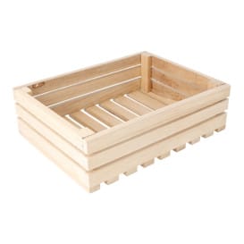 Caja para Presentación de Madera 20,3x15,2x6cm (1 Ud)