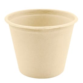 Tarrina de Caña de Azucar Natural Ø95mm 425ml (50 Uds)