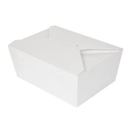 Caja Carton Americana Blanca 19,7x14x9cm 2880ml (50 Uds)