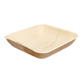 Bol de Hoja de Palma 15x15x4cm (25 Uds)