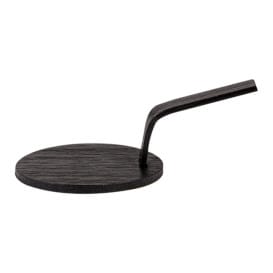 Mini Pala Bambú Negra Tapas Ø5 cm (100 Uds)